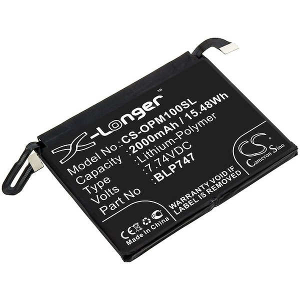 Bsc Preferred Oppo PCLM10 Reno ACE Mobile Phone Replacement Battery CS-OPM100SL - main